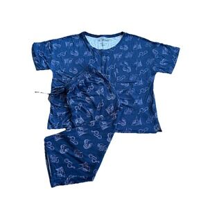 Wizarding World Harry Potter ‎ Ladies' Capri 2-Piece Pajama Set Size Medium